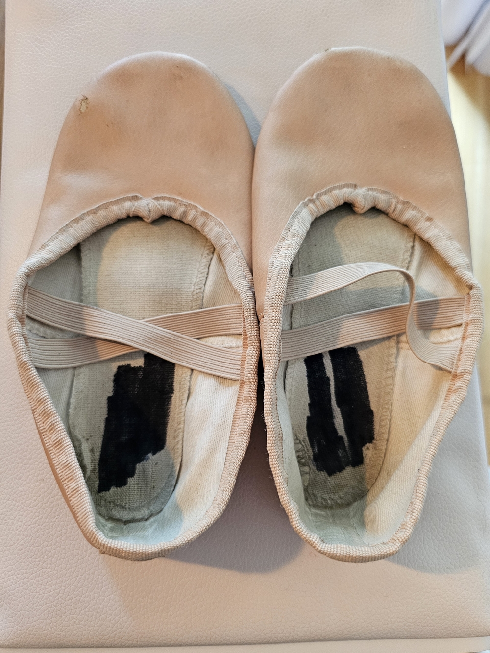 Stelle Pink Ballet Slippers with Elastic Strap